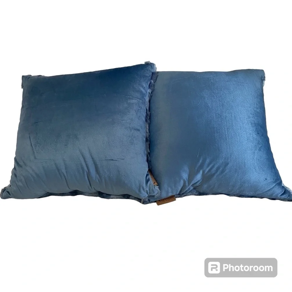 KOOLABURRA by UGG / Set of 2 Fleur Faux Fur Throw Pillow Floral